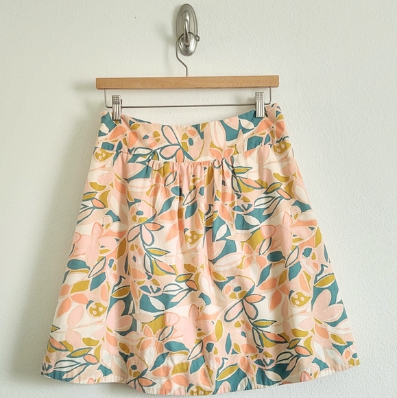 J. Crew Floral Skirt, Sz 4 - Picture 3 of 5